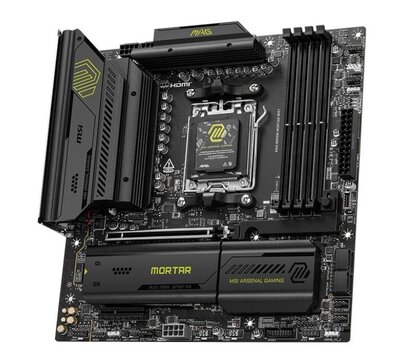 Зображення 3 Материнська плата MSI MAG B850M Mortar WiFi (sAM5, AMD B850)