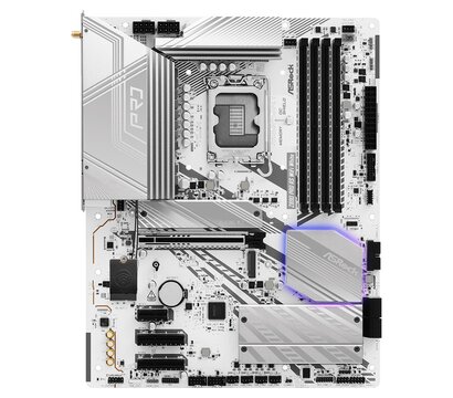 Зображення 3 Материнська плата ASRock Z890 Pro RS WiFi White (s1851, Intel Z890)