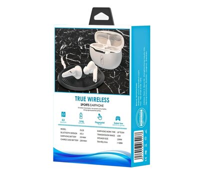 Зображення 3 Bluetooth гарнітура SkyDolphin TWS SL26 White - SDBTE-000189