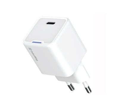 Зображення 2 Зарядний пристрій ColorWay GaN Mini 35W PD Port PPS USB-C White — CW-CHS056PD-WT