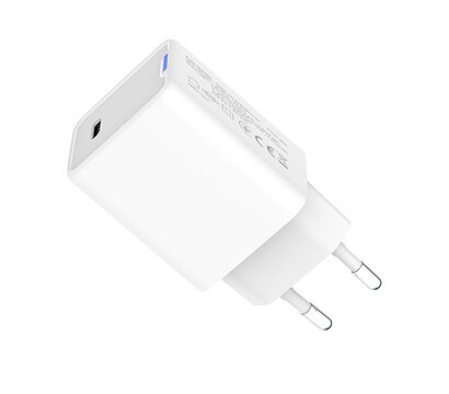 Изображение 2 Зарядное устройство ColorWay GaN Mini 65W PD Port PPS USB-C White — CW-CHS049PD-WT