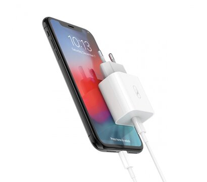 Зображення 2 Зарядний пристрій SkyDolphin SC18E PD2.0 (1USB-С, 3A) White — SDMZP-000155