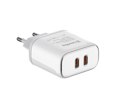 Изображение 2 Зарядное устройство ColorWay Power Delivery Port PPS USB (Type-C PD + Type-C PD) (40W) White — CW-CHS048PD-WT