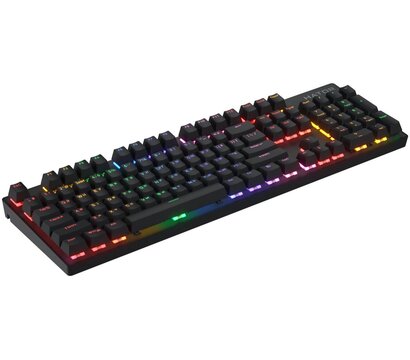 Зображення 2 Клавіатура Hator Icefall Mecha Rainbow Black — HTK104UA
