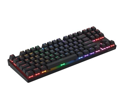 Зображення 2 Клавіатура Hator Icefall Mecha TKL Wireless Rainbow Black — HTK287UA