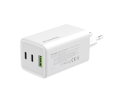 Изображение 3 Зарядное устройство ColorWay GaN Mini 100W PD Port PPS USB (USB-2C1A) White — CW-CHS061PD-WT