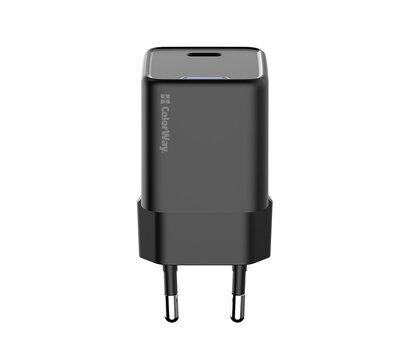 Зображення 3 Зарядний пристрій ColorWay GaN Mini 25W PD Port PPS USB-C Black — CW-CHS052PD-BK