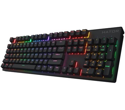 Зображення 3 Клавіатура Hator Icefall Mecha Rainbow Black — HTK104UA