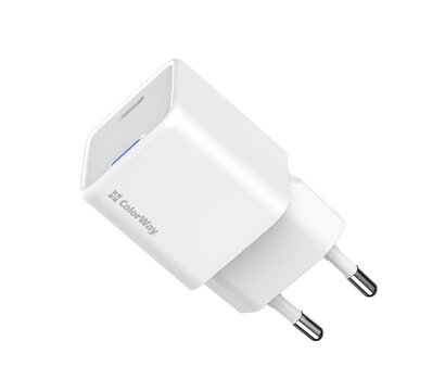 Изображение 4 Зарядное устройство ColorWay GaN Mini 20W PD Port PPS USB-C White — CW-CHS059PD-WT