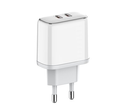 Изображение 4 Зарядное устройство ColorWay Power Delivery Port PPS USB (Type-C PD + Type-C PD) (40W) White — CW-CHS048PD-WT