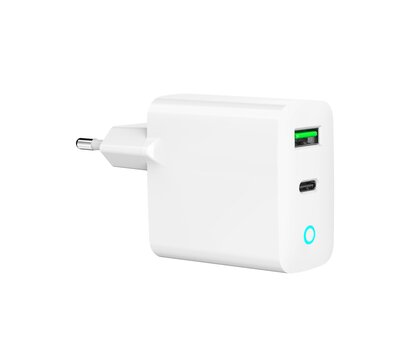 Изображение 4 Зарядное устройство Gembird TA-UC-PDQC20L-W-01 (1USBх3A 18W + 1USB-Cх3A 20W) White