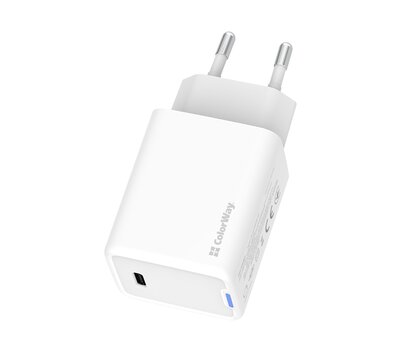 Изображение 6 Зарядное устройство ColorWay GaN Mini 45W PD Port PPS USB-C White — CW-CHS057PD-WT