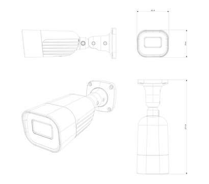 Зображення 2 Камера спостереження на 4 MP Provision-ISR I8-340IPEN-MVF2-V5 (7-22 мм)