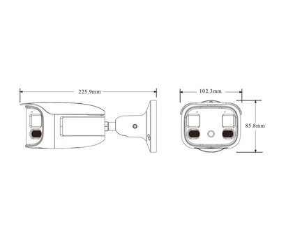 Зображення 2 IP Відеокамера TVT TD-9482E3B-DP (2.8 мм)
