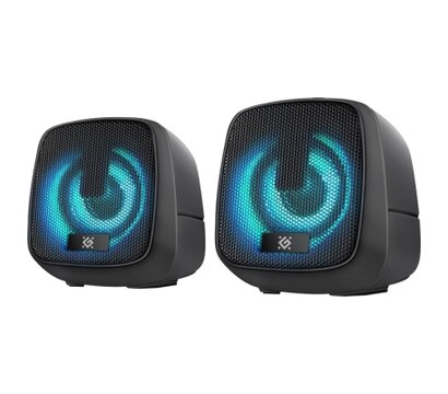 Изображение 3 Акустическая система 2.0 Defender J2 LED USB Black — 65962