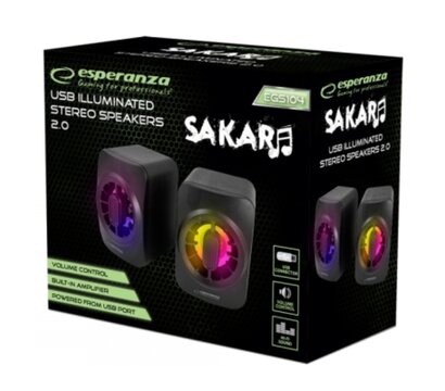Изображение 3 Акустическая система 2.0 Esperanza EGS104 Sakara