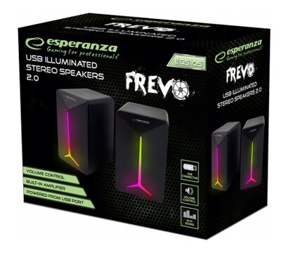 Зображення 3 Акустична система 2.0 Esperanza EGS105 Frevo