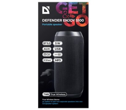 Изображение 3 Акустическая система  Defender Enjoy S100 Bluetooth Black - 65101