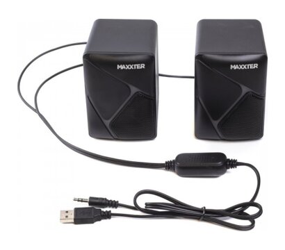 Изображение 4 Акустическая система 2.0 Maxxter CSP-U004RGB USB Black — CSP-U004RGB