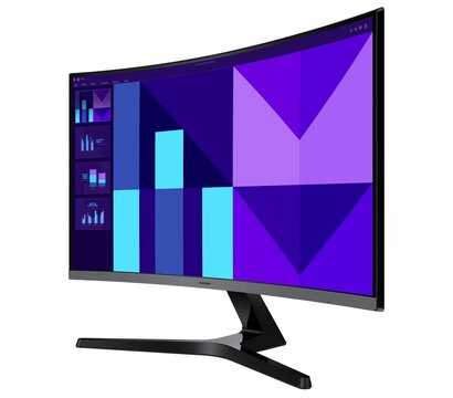 Изображение 4 Монитор Samsung Essential S3 S27D390G VA Black Curved 100Hz — LS27D390GAIXCI