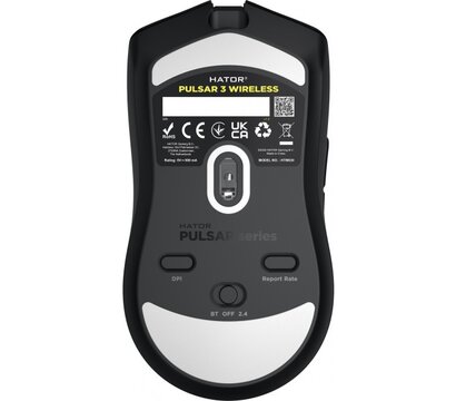 Зображення 5 Миша Hator Pulsar 3 Wireless Black – HTM630