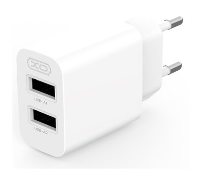 Зображення 2 Зарядний пристрій XO L109 12W 2xUSB-A White — L109_White
