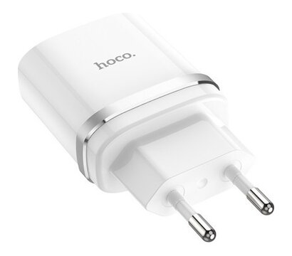 Зображення 2 Зарядний пристрій Hoco C12Q Smart QC3.0 charger White — 6931474716262