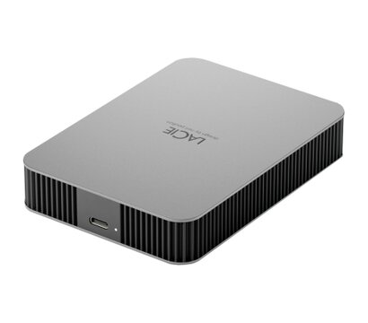 Зображення 2 HDD LaCie Mobile Drive Secure 4TB 2.5 USB Type-C External Silver — STLR4000400
