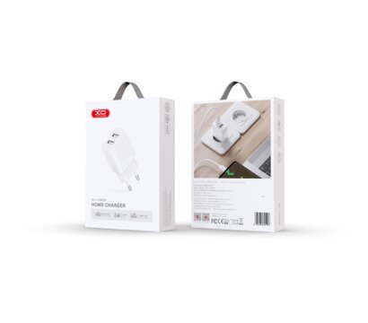 Зображення 3 Зарядний пристрій XO L109 12W 2xUSB-A White — L109_White