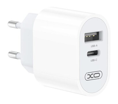 Зображення 3 Зарядний пристрій XO L97 (1Type-C/1USB/2.4A) + USB - MicroUSB White — XO-L97-MC)