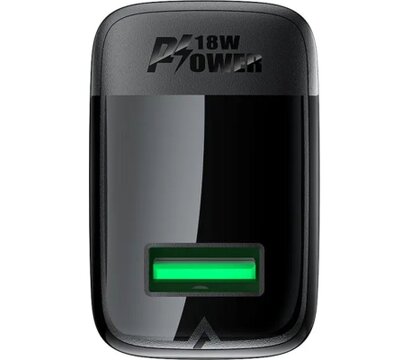 Зображення 3 Зарядний пристрій Acefast USB-A 20W + Type-C cable A90 Fast Charger Black — 6974316280064