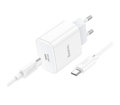 Зображення 3 Зарядний пристрій Hoco C76A Pro Majestic USB-C PD30W + cable USB-C to USB-C White — 6942007616324