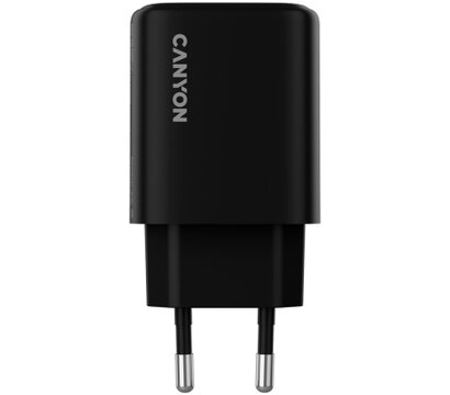 Зображення 3 Зарядний пристрій Canyon OnCharge 250 25W 1xPD 1xQC EU Black — CNE-CHA250-31