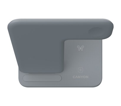 Зображення 3 Зарядний пристрій Canyon WS-303, 3in1 Wireless Dark Grey — CNS-WCS303DG
