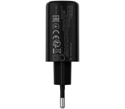 Зображення 4 Зарядний пристрій Canyon OnCharge 250 25W 1xPD 1xQC EU Black — CNE-CHA250-31