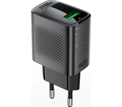 Зображення 5 Зарядний пристрій Acefast USB-A 20W + Type-C cable A90 Fast Charger Black — 6974316280064
