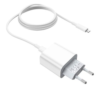 Зображення 5 Зарядний пристрій Hoco C76A Plus Speed Source USB-C PD20W + cable USB-C to Lightning White — 6931474746924
