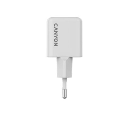 Зображення 5 Зарядний пристрій Canyon CU20AC GaN 20W 1xPD 1xQC EU White — CNS-CUW20AC