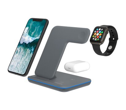Зображення 6 Зарядний пристрій Canyon WS-303, 3in1 Wireless Dark Grey — CNS-WCS303DG