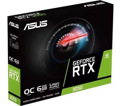 Зображення 6 Відеокарта Asus GeForce RTX3050 OC LP BRK (6144MB, GDDR6, 96bit) — RTX3050-O6G-LP-BRK