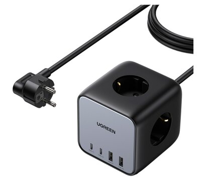 Зображення 2 Зарядний пристрій Ugreen 4xUSB 65W DigiNest Cube (2хUSB-C+2xUSB-A) CD268 — 60113