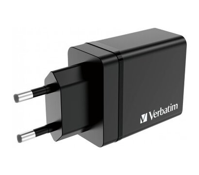 Зображення 2 Зарядний пристрій Verbatim USB 30W PD3.0 4-ports black — 49700