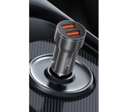 Зображення 3 Зарядний пристрій XO CC48 2.4A/2 USB + microUSB Grey — XO-CC48m-GR