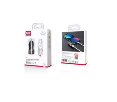 Зображення 4 Зарядний пристрій XO CC48 2.4A/2 USB + microUSB Grey — XO-CC48m-GR