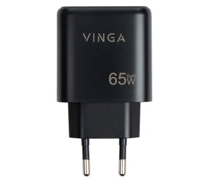 Зображення 4 Зарядний пристрій Vinga GaN 65W PD+QC 2C1A ports Wall Charger — VCPCHCCA65B