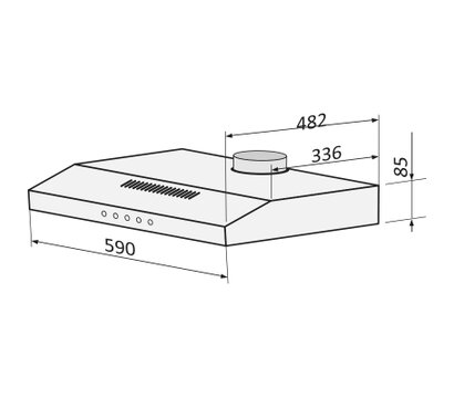 Зображення 4 Витяжка Dahati СН-600BR