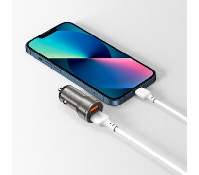 Зображення 5 Зарядний пристрій XO CC48 2.4A/2 USB + microUSB Grey — XO-CC48m-GR