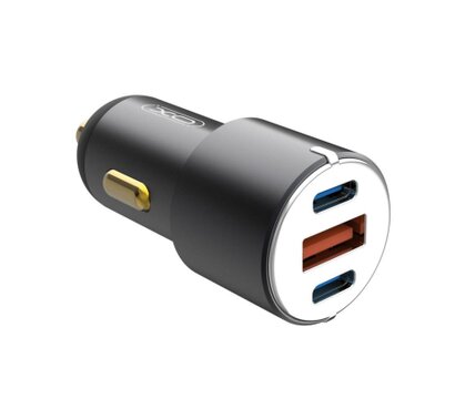 Изображение 5 Зарядное устройство XO CC45 1 USB QC 3.0 + 2 Type-C PD (60W) Black — XO-CC45-BK