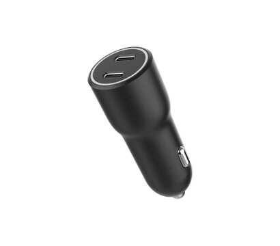 Зображення 6 Зарядний пристрій Gembird 2xUSB-C (PD 20W) black — TA-UC-C2PD40-CAR-01