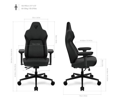 Изображение 6 Кресло TX3 Core Smart Racer Black - TEGC-2069101.11